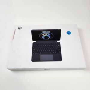 HOU iPad Air 11 Keyboard Case Rotating Backlit Touchpad Black OB